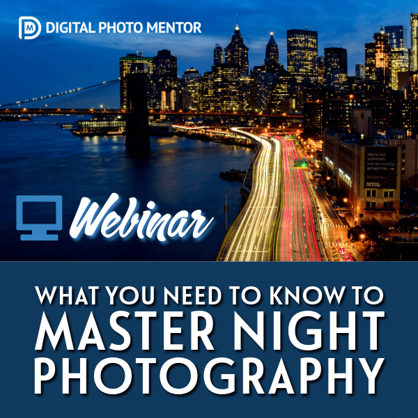 Everything you need to know about mastering night photography webinar product image